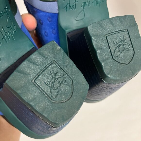 *BRAND NEW* Fluevog 2016 Hopefuls VOW, Blue/Green, Size 9.5 (best for 8/8.5)! - Picture 9 of 11